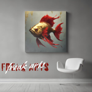Rot Gold Fisch