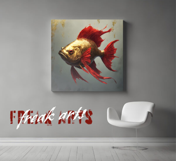 Rot Gold Fisch – Bild 2