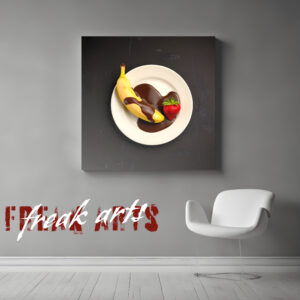 Banane – Erdbeere – Schokosauce